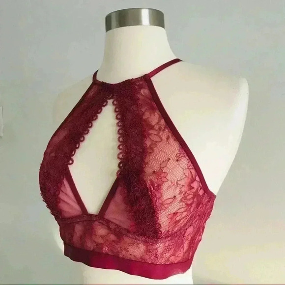 New Victoria Secret Lace Bralette Bra Sz M - Picture 5 of 12